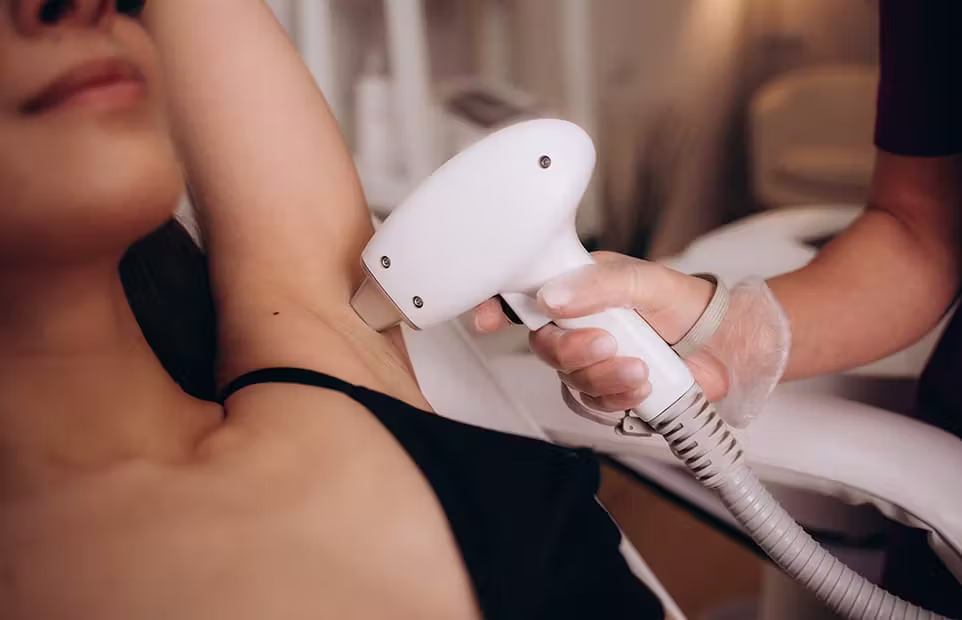 Professional hair removal skincare treatment